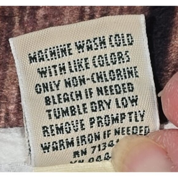 L.L. Bean Prairie Cotton Flannel Nightgown 0 YS85 Embroidery Pintuck Cottage L - Picture 5 of 12